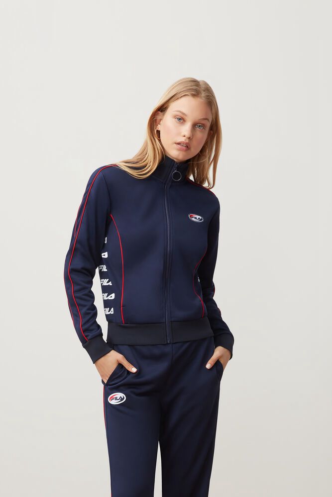 Fila Jakke Dame Mørkeblå Fernanda Track WRV-406972